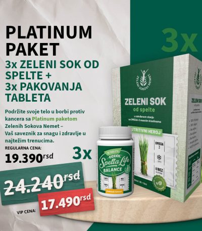 Platinum zöldlé csomag – Vitalitás Elixír