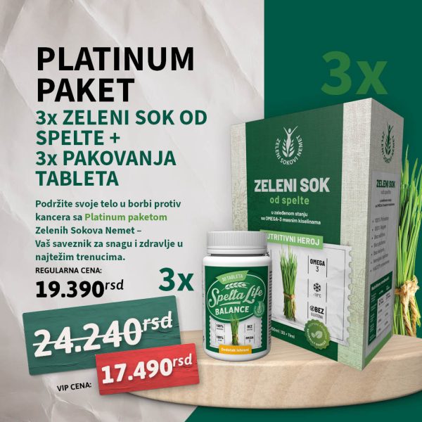 Platinum zöldlé csomag – Vitalitás Elixír