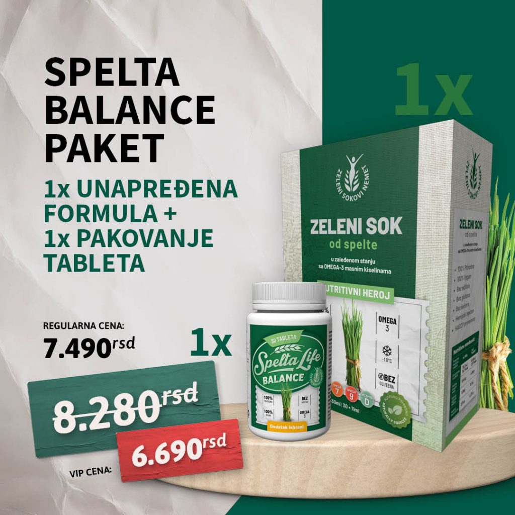 Spelta Balance paket za ravnotezu organizma - Eliksir Vitalnosti