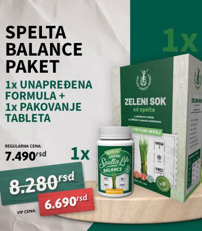 Spelta Balance paket za ravnotezu organizma - Eliksir Vitalnosti