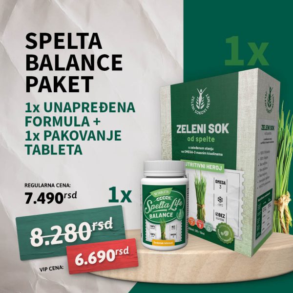 Spelta Balance paket za ravnotezu organizma - Eliksir Vitalnosti