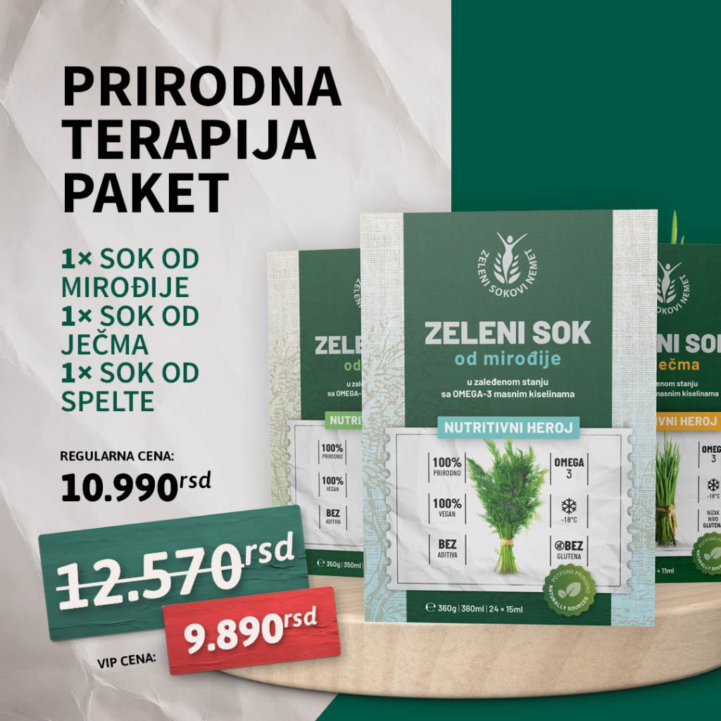 Prirodna terapija paket za prirodno liječenje - Eliksir Vitalnosti