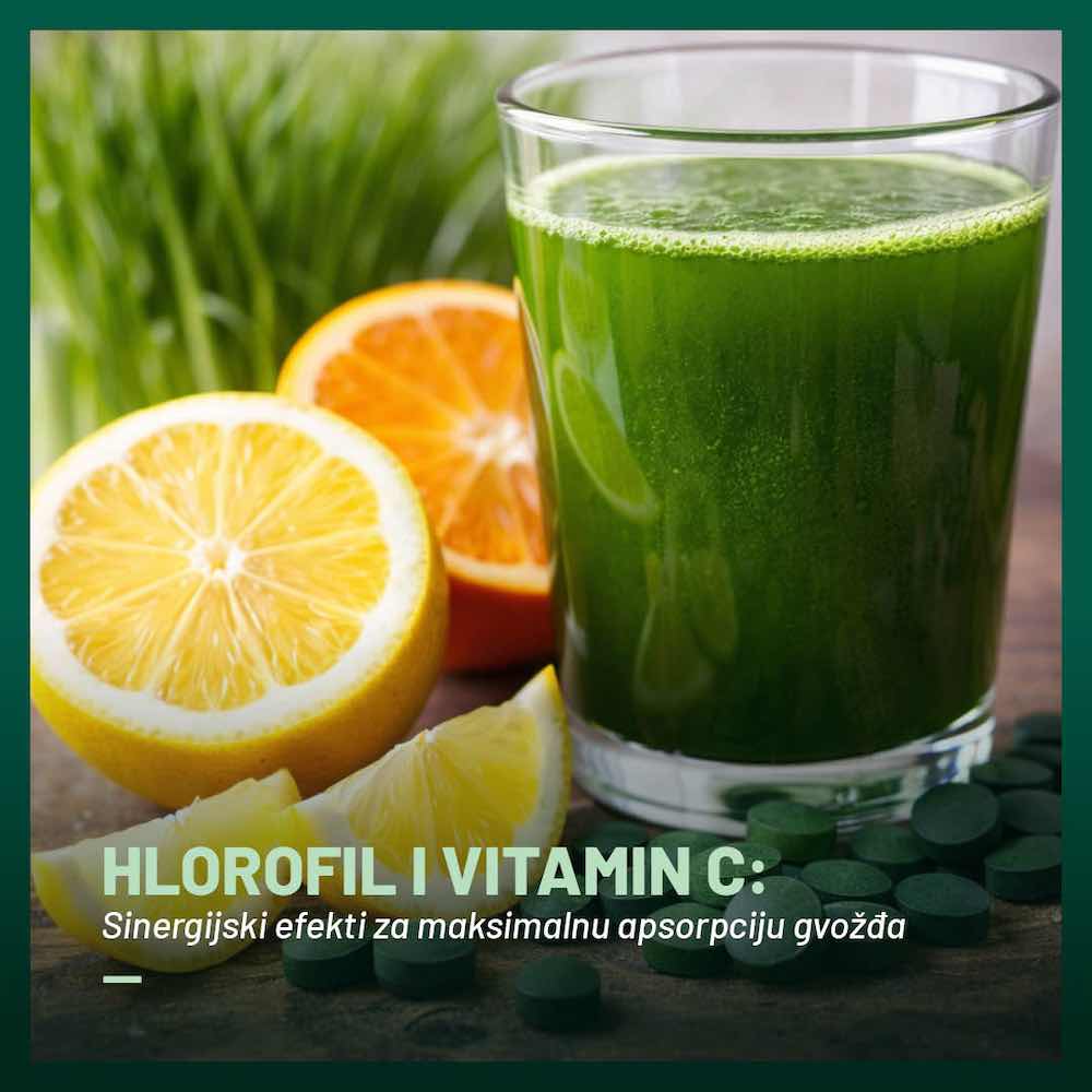 hlorofil i vitamin c