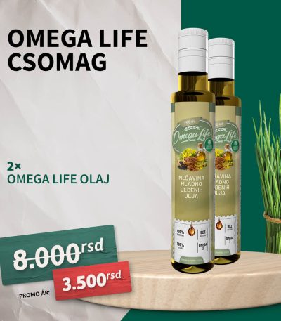 Omega Life csomag olaj és zöld lé – Az életerő elixírje