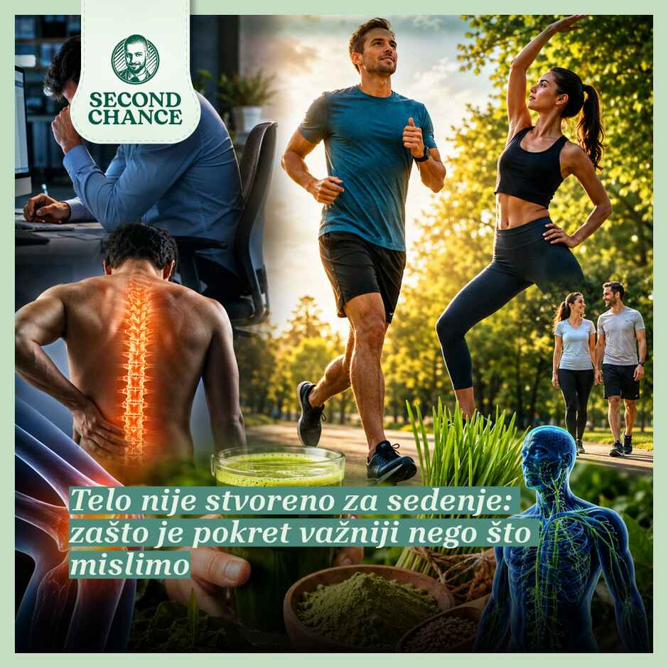 Telo nije stvoreno za sedenje zasto je pokret vazniji nego sto mislimo