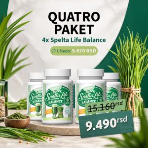 Quatro paket 4x Spelta Life Balance