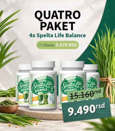 Quatro paket 4x Spelta Life Balance
