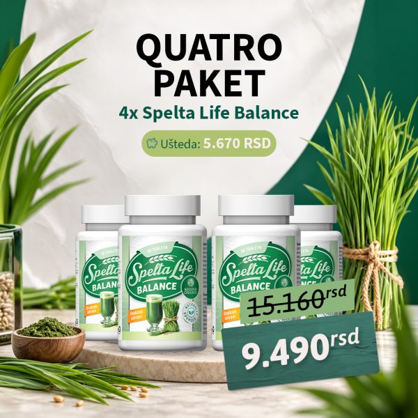 Quatro paket 4x Spelta Life Balance Quatro paket 4x Spelta Life Balance