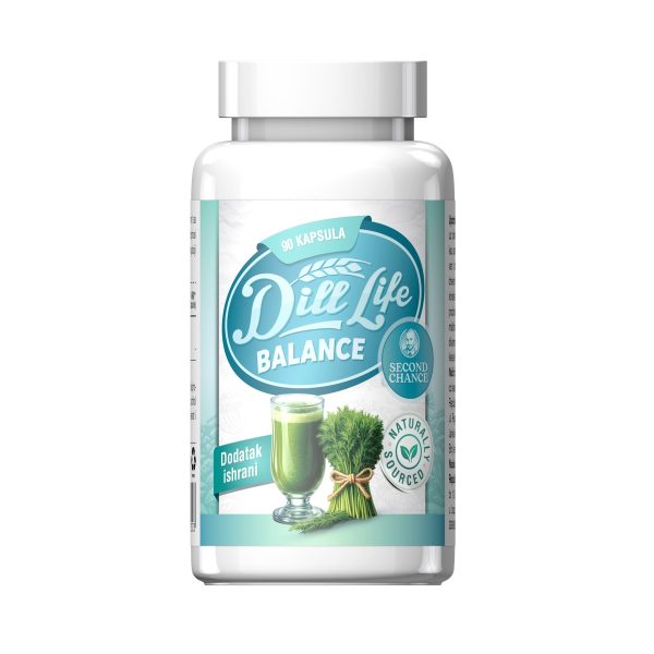 Dill Life Balance kapsule – liofilizovani sok od mirođije Dill Life Balance kapsule – liofilizovani sok od mirođije sa omega-3, 90 kapsula
