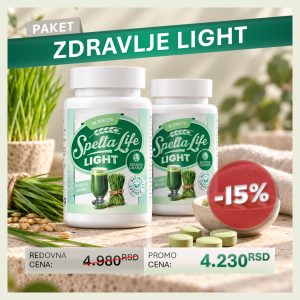 Zdravlje paket Light – 2 × Spelta Life Light
